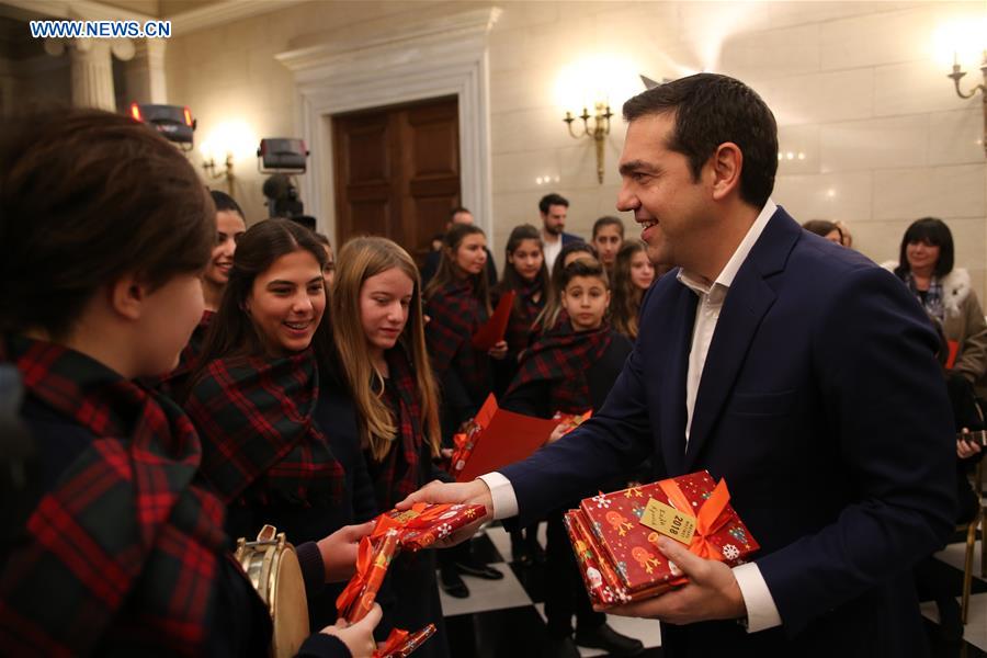 GREECE-ATHENS-CHRISTMAS-CELEBRATION