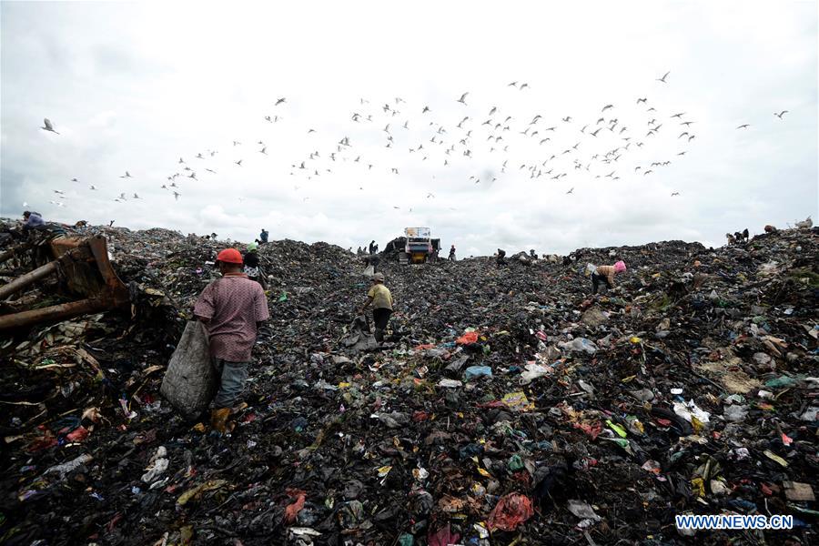 INDONESIA-MEDAN-RUBBISH