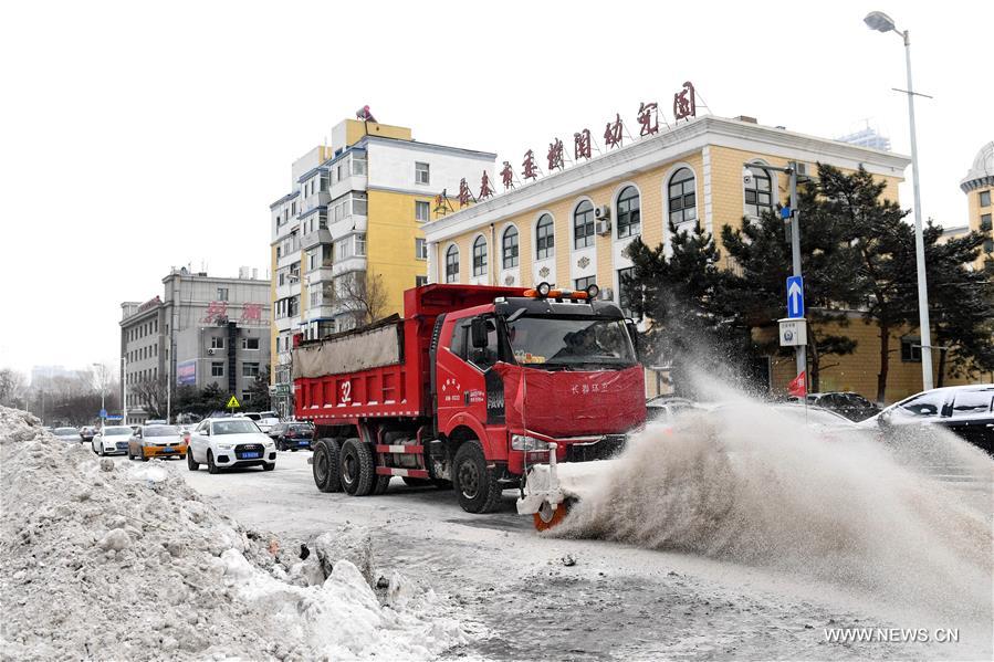 CHINA-CHANGCHUN-SNOWFALL (CN)