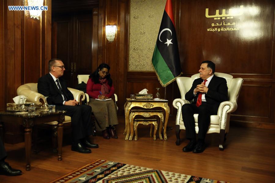 LIBYA-TRIPOLI-UN-JEFFREY FELTMAN-VISIT