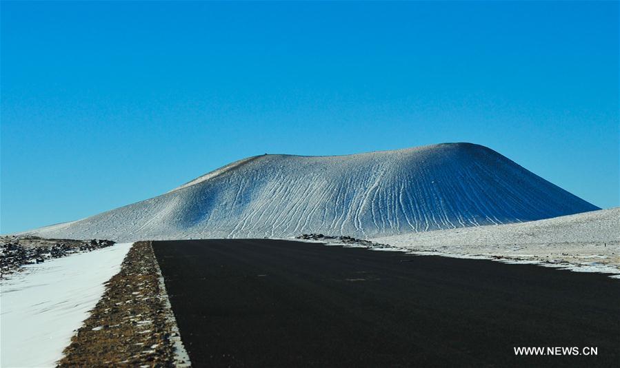 CHINA-INNER MONGOLIA-VOLCANO-WINTER SCENERY (CN)