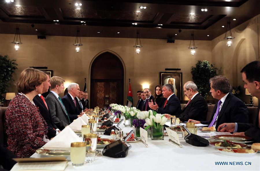 JORDAN-AMMAN-KING-U.S.-VICE PRESIDENT-MEETING