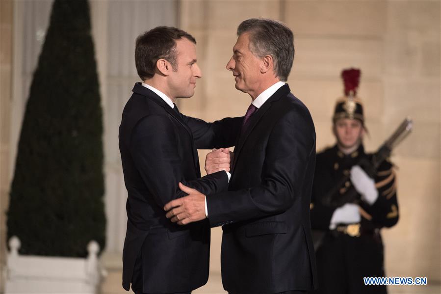 FRANCE-PARIS-ARGENTINA-PRESIDENT-VISIT