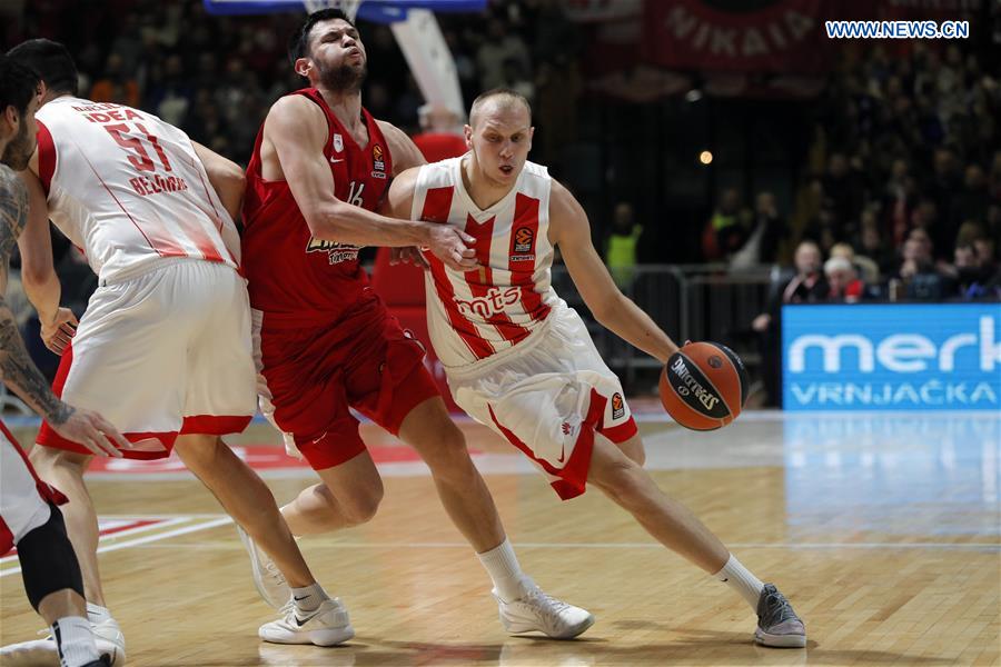 (SP)SERBIA-BELGRADE-EUROLEAGUE-BASKETBALL-CRVENA ZVEZDA VS OLYMPIACOS