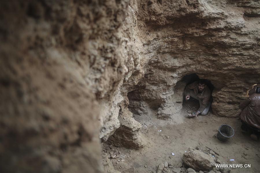 MIDEAST-BEIT HANOUN-ARCHAEOLOGY-CEMETERY