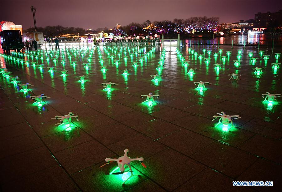 CHINA-XI'AN-DRONE-LIGHT SHOW (CN)