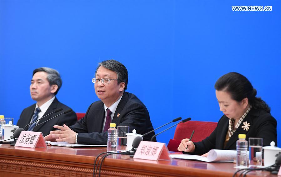 (TWO SESSIONS)CHINA-BEIJING-NPC-PRESS CONFERENCE (CN)