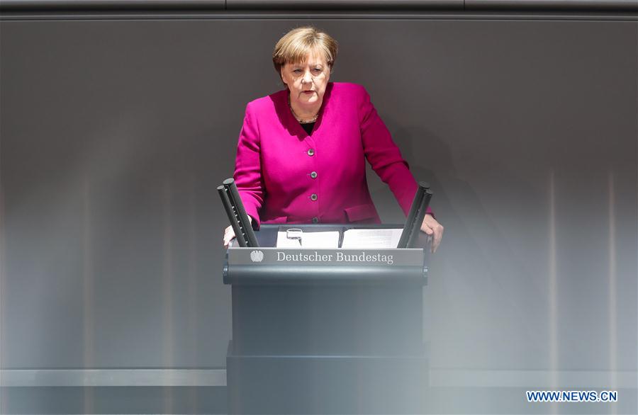 GERMANY-BERLIN-MERKEL-GOVERNMENT STATEMENT