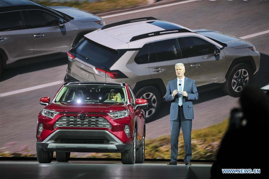 U.S.-NEW YORK-AUTO SHOW-2019 TOYOTA RAV4-DEBUT