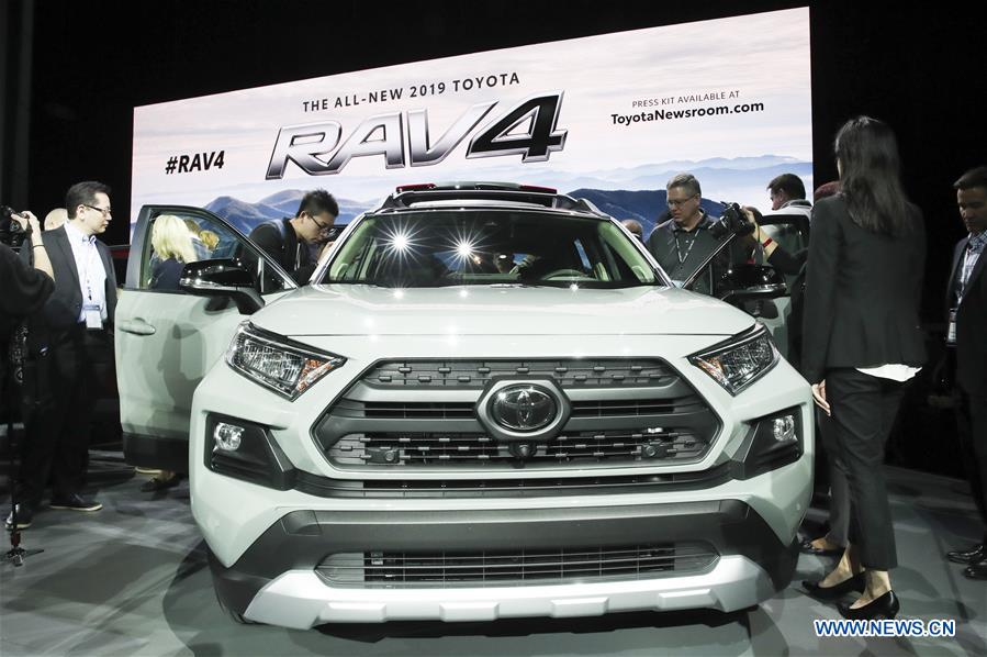 U.S.-NEW YORK-AUTO SHOW-2019 TOYOTA RAV4-DEBUT