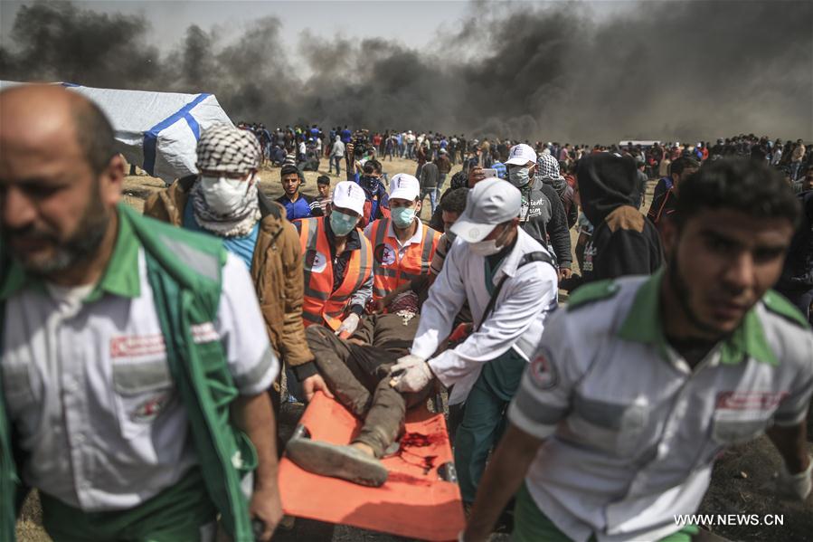 MIDEAST-GAZA-CLASHES-MEDICS