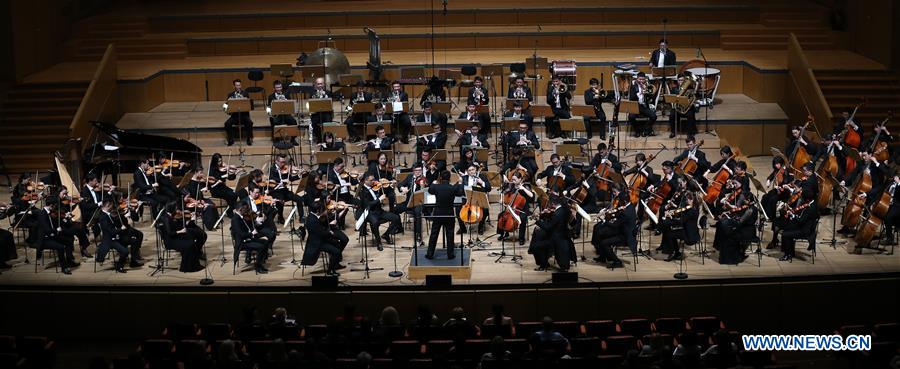 GREECE-ATHENS-CHINA-HANGZHOU PHILHARMONIC ORCHESTRA-PERFORMANCE