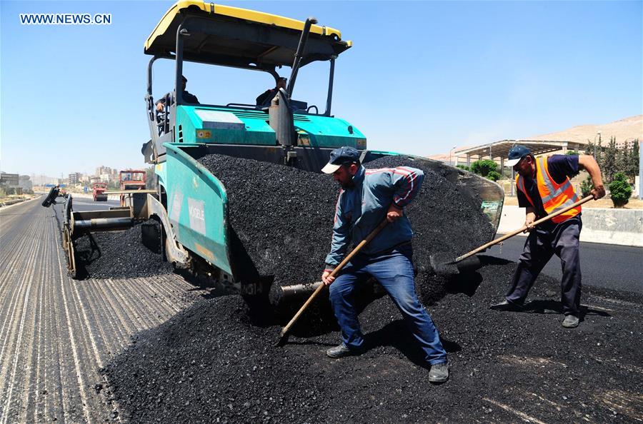 SYRIA-DAMASCUS-REHABILITATION-MAIN HIGHWAY