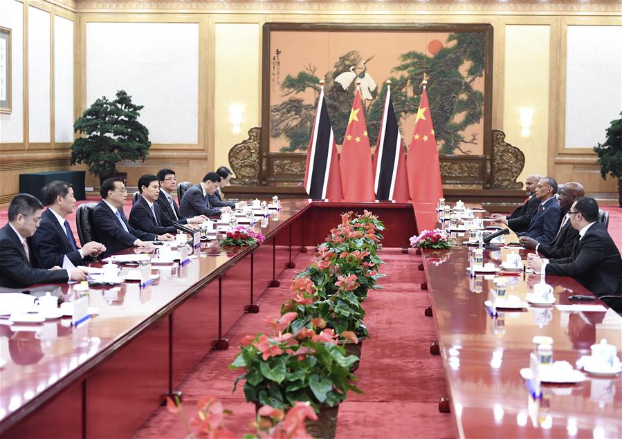 CHINA-BEIJING-LI KEQIANG-TRINIDAD AND TOBAGO-TALKS (CN)