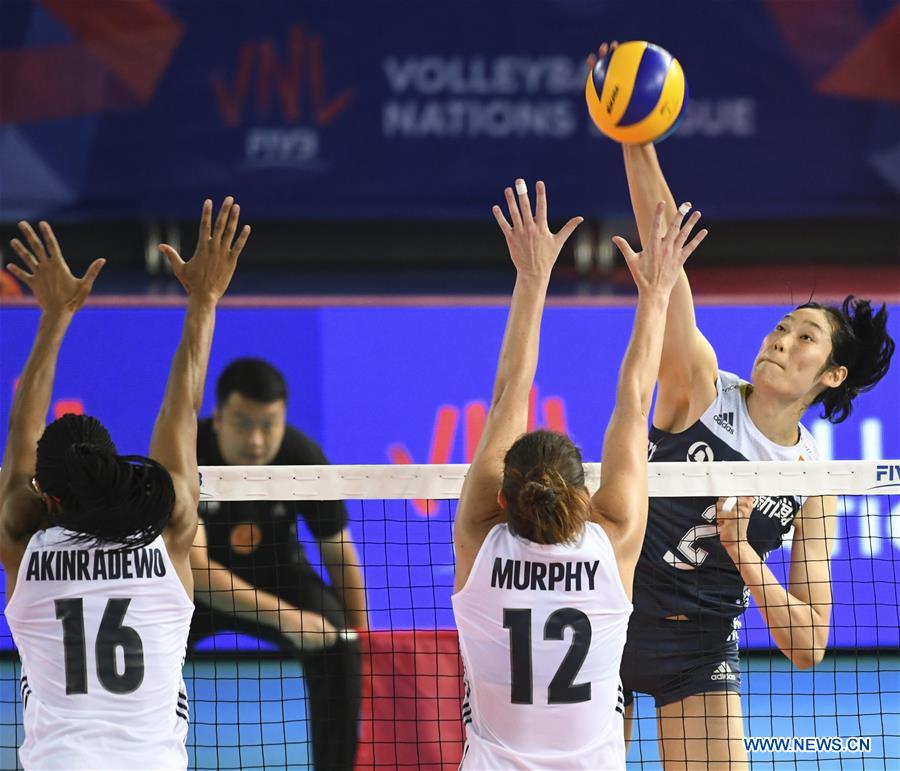 (SP)CHINA-JIANGMEN-VOLLEYBALL-FIVB NATIONS LEAGUE-WOMEN (CN)