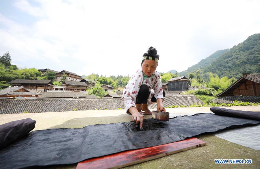 #CHINA-GUIZHOU-BATIK OF MIAO PEOPLE (CN)