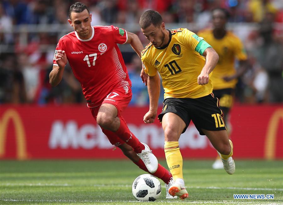 (SP)RUSSIA-MOSCOW-2018 WORLD CUP-GROUP G-BELGIUM VS TUNISIA