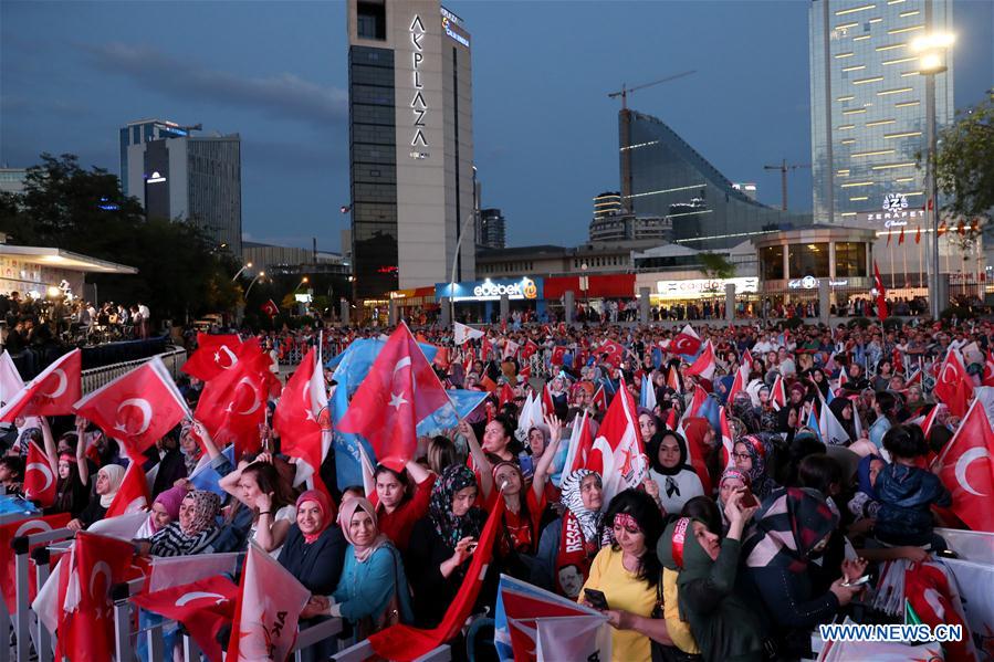 TURKEY-ANKARA-ELECTION-CELEBRATION