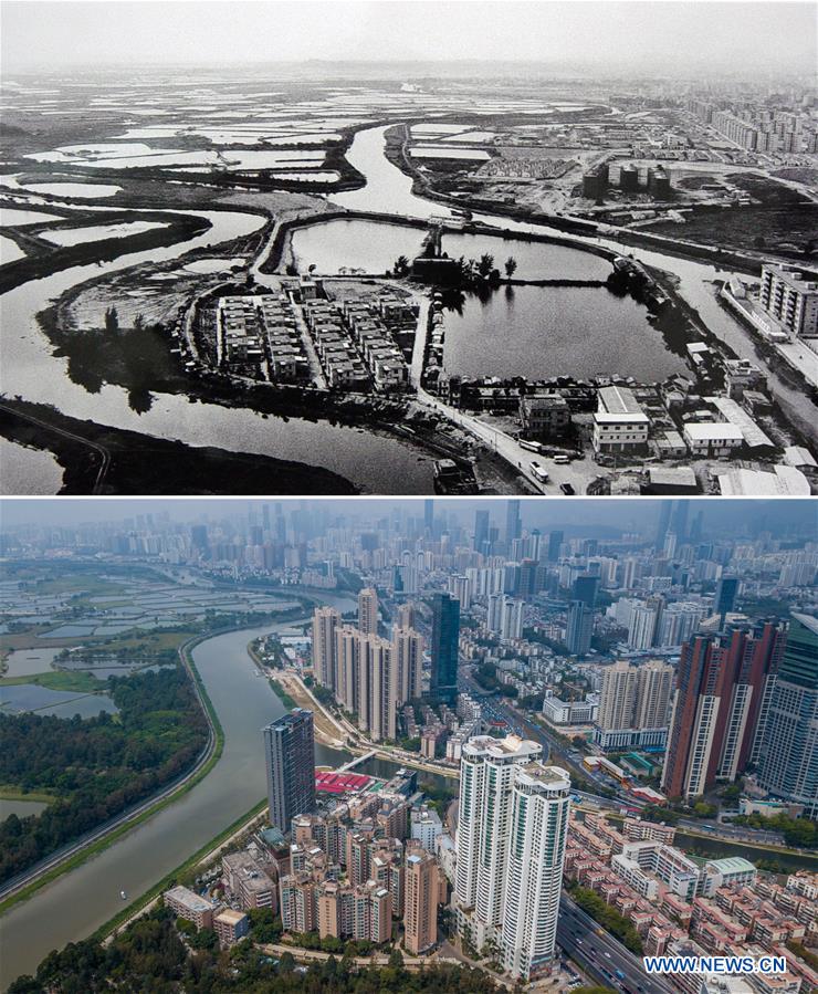 CHINA-GUANGDONG-SHENZHEN-DEVELOPMENT-COMPARISON (CN)