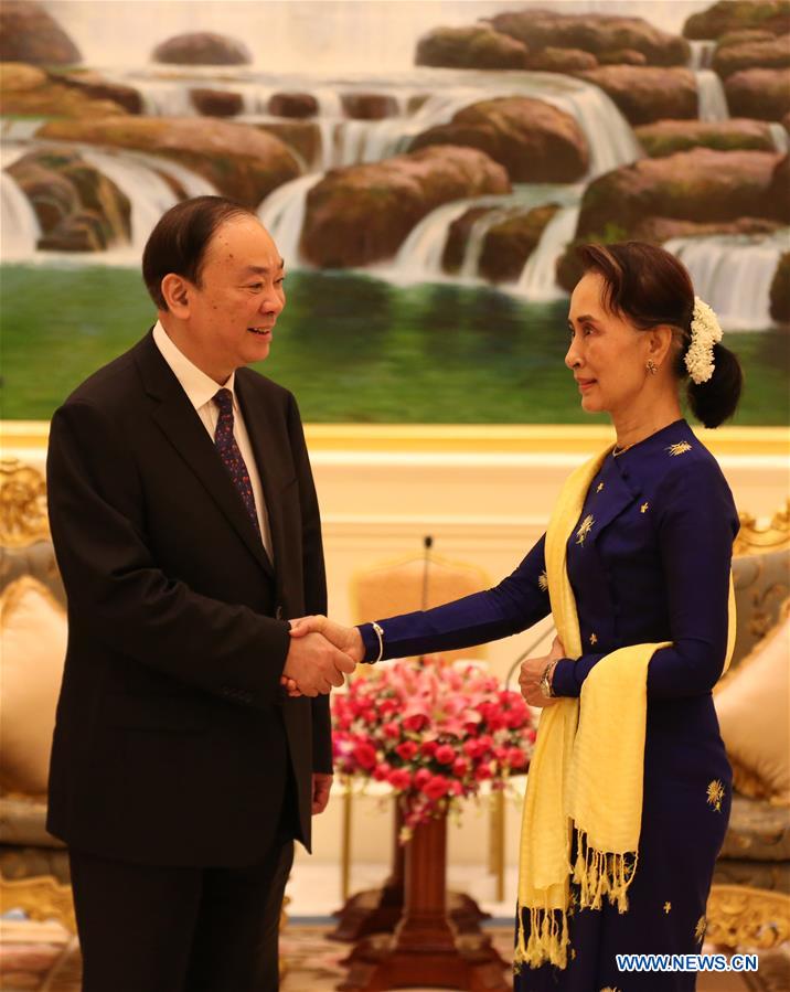 MYANMAR-NAY PYI TAW-HUANG KUNMING-MEETING