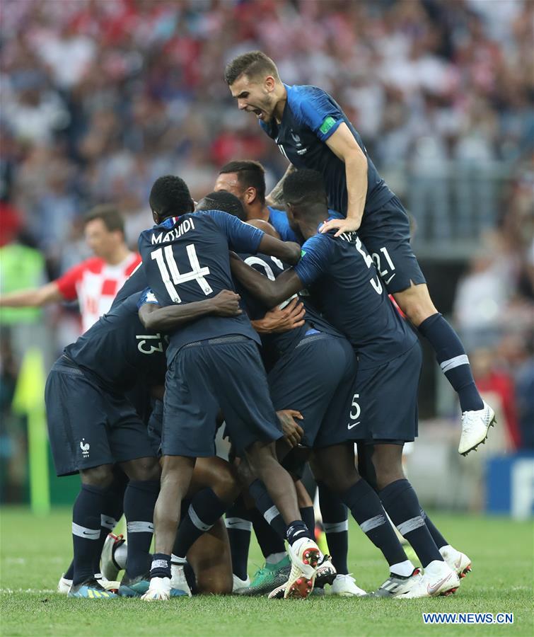 (SP)RUSSIA-MOSCOW-2018 WORLD CUP-FINAL-FRANCE VS CROATIA