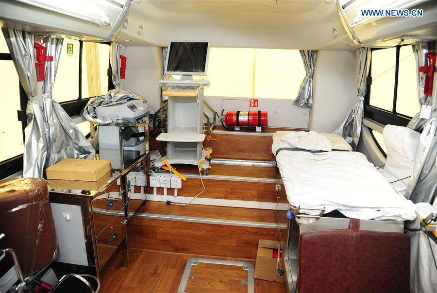 SYRIA-DAMASCUS-CHINA-RED CROSS-MOBILE CLINICS-AMBULANCES-DONATION