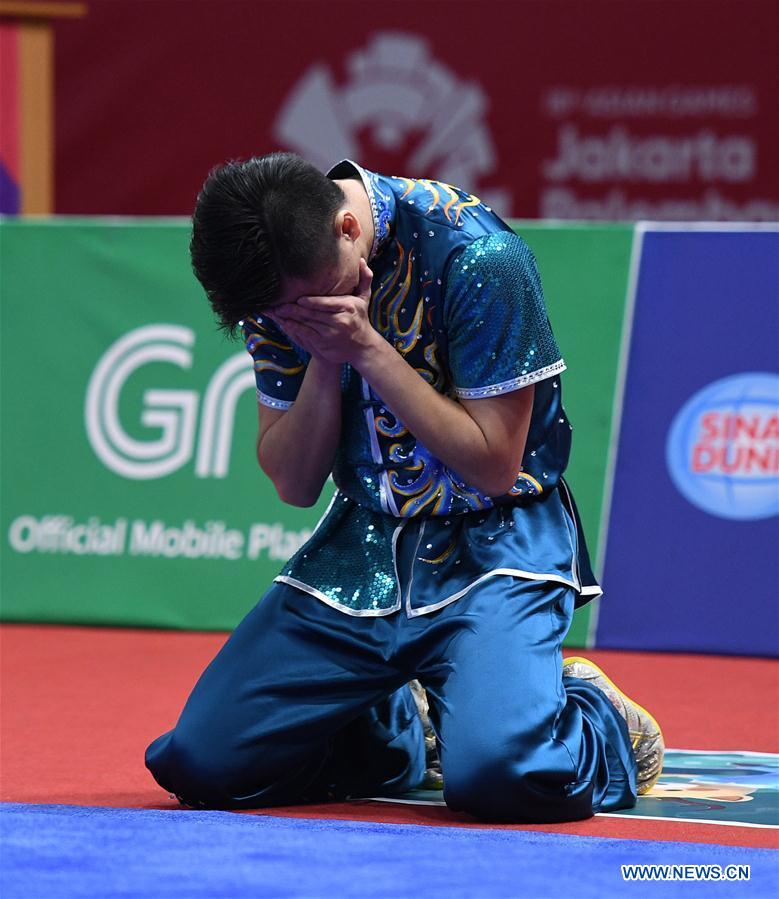 (SP)INDONESIA-JAKARTA-ASIAN GAMES-WUSHU-MEN’S CHANGQUAN