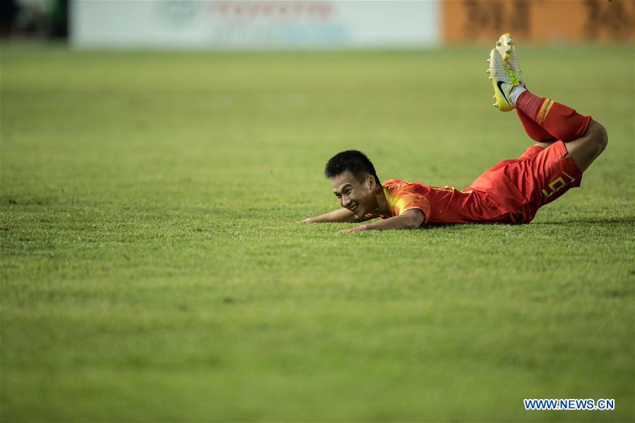 (SP)INDONESIA-BANDUNG-ASIAN GAMES-MEN'S FOOTBALL-CHINA VS UNITED ARAB EMIRATES