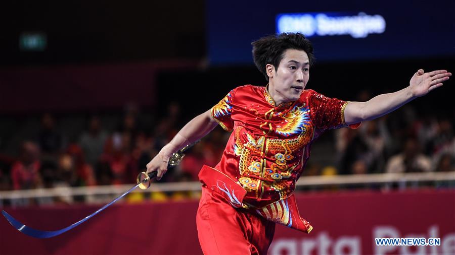 (SP)INDONESIA-JAKARTA-ASIAN GAMES-WUSHU-DAOSHU