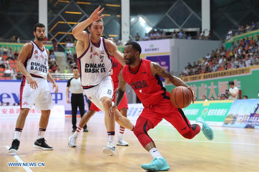 (SP)CHINA-WENG'AN-BASKETBALL-2018 WENG'AN INTERNATIONAL MEN'S BASKETBALL CHAMPIONSHIP