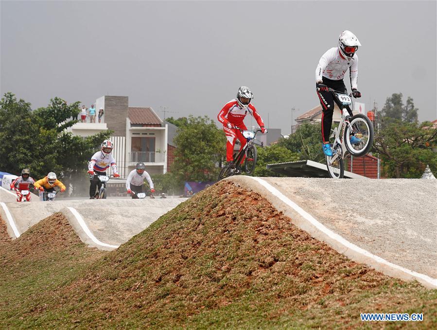 (SP)INDONESIA-JAKARTA-ASIAN GAMES-CYCLING BMX