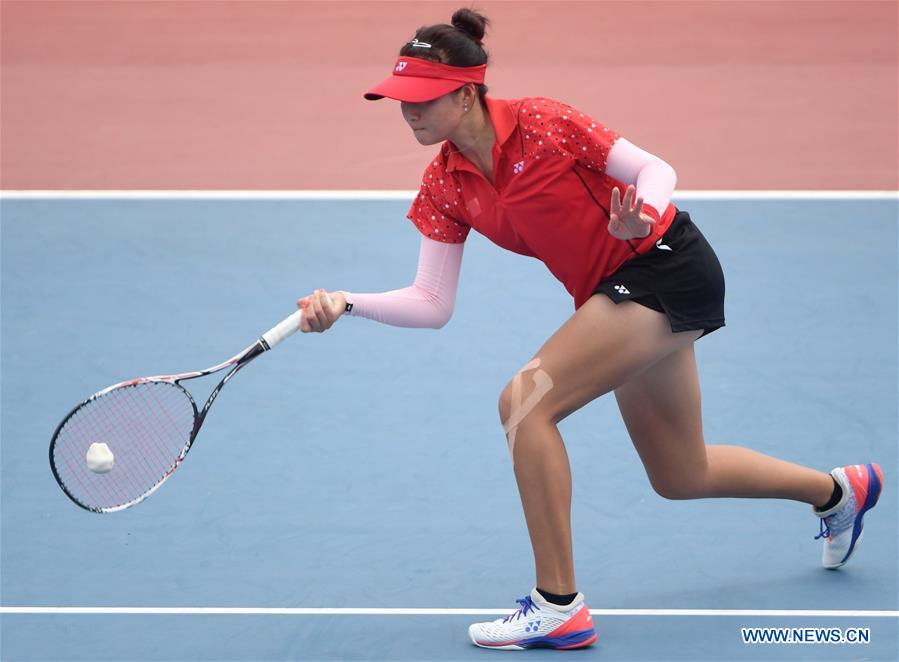 (SP)INDONESIA-PALEMBANG-ASIAN GAMES-WOMEN'S SINGLE SOFT TENNIS