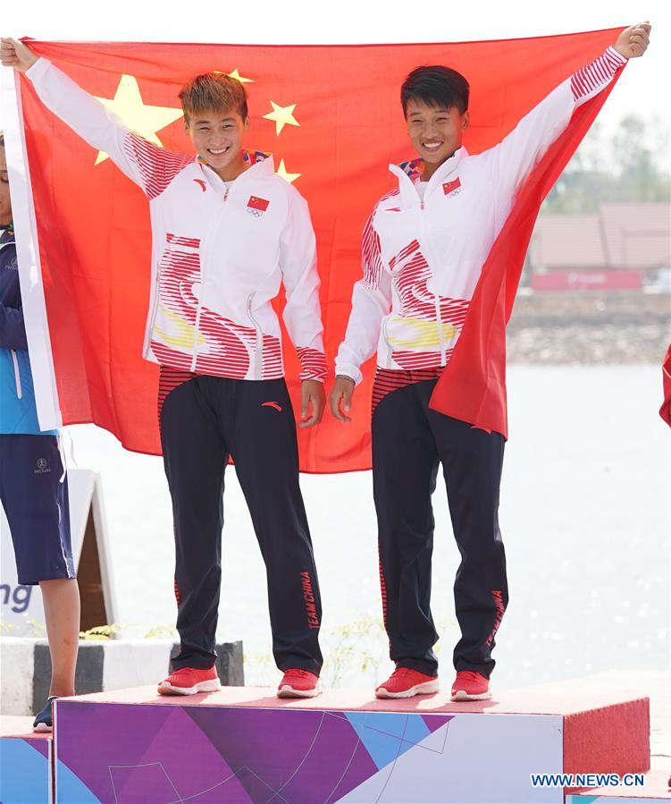 (SP)INDONESIA-PALEMBANG-ASIAN GAMES-WOMEN'S CANOE DOUBLE