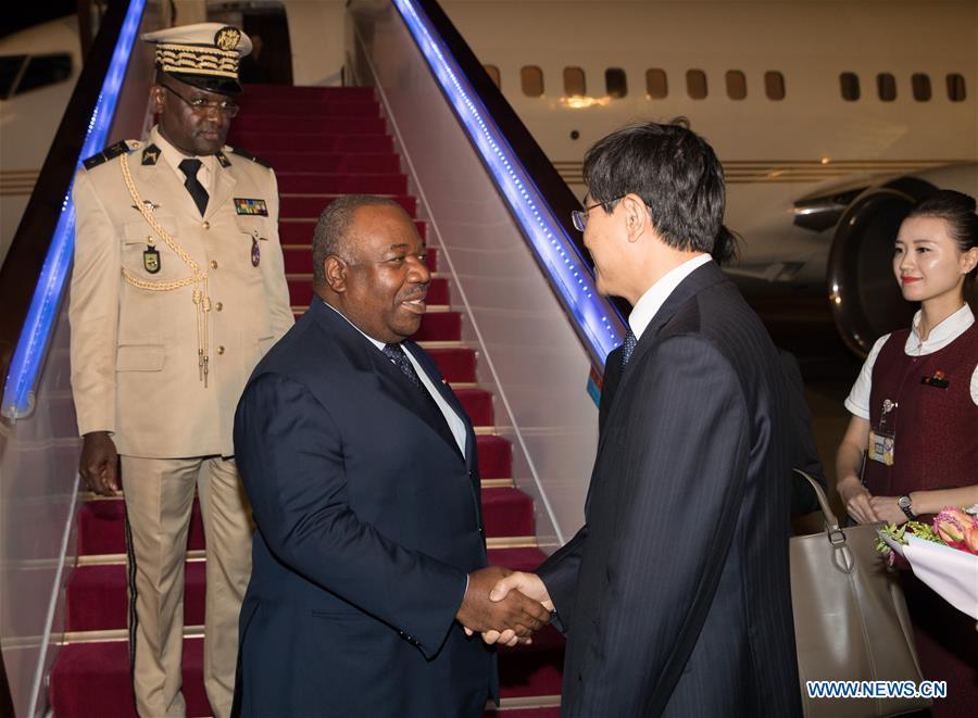 CHINA-BEIJING-GABON-PRESIDENT-ARRIVAL (CN)