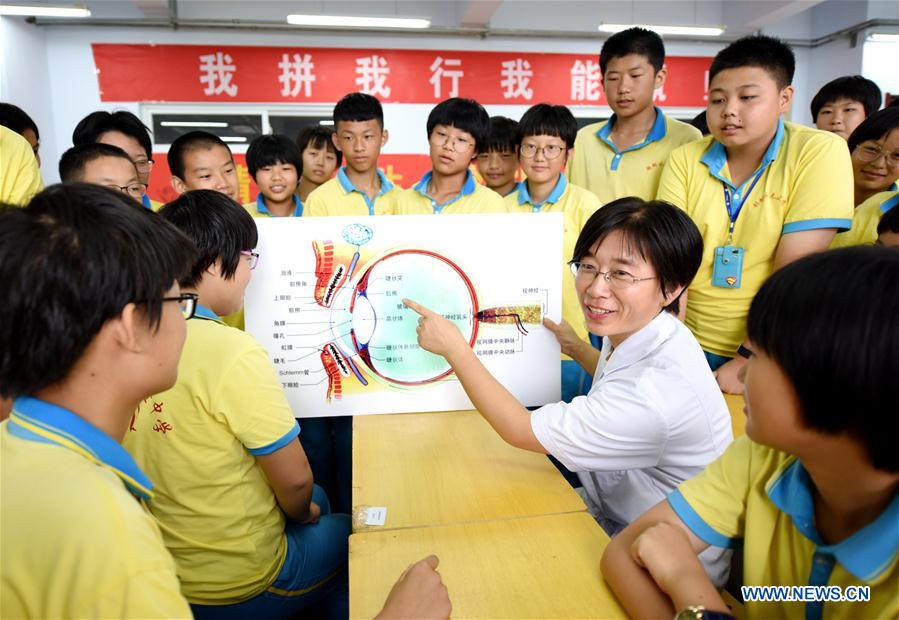 CHINA-HEBEI-SCHOOL OPENING DAY-EYE CARE (CN)