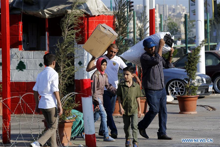 LEBANON-BEIRUT-SYRIAN REFUGEE-RETURN