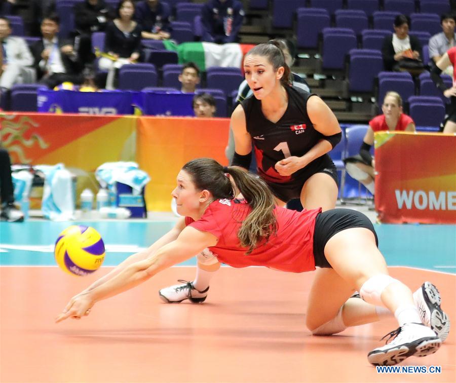 (SP)JAPAN-SAPPORO-VOLLEYBALL-WOMEN'S WORLD CHAMPIONSHIP-ITALY VS CANADA