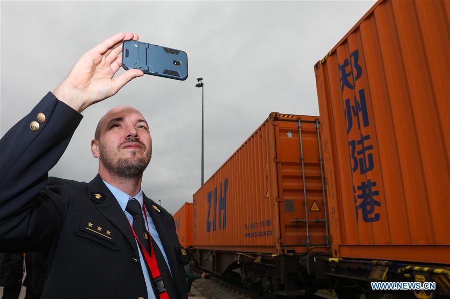 BELGIUM-LIEGE-CHINA-ZHENGZHOU-LIEGE CARGO TRAIN-ROUTE-LAUNCH