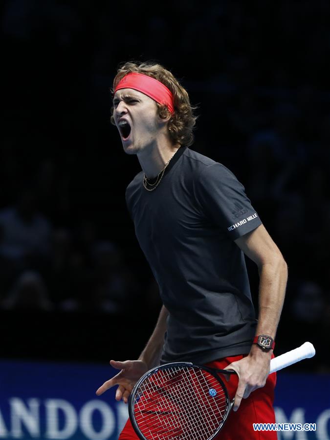 (SP)BRITAIN-LONDON-TENNIS-ATP WORLD TOUR FINALS-DAY 6 