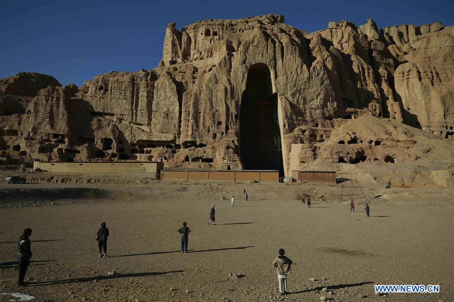 AFGHANISTAN-BAMYAN-DAILY LIFE-FOOTBALL