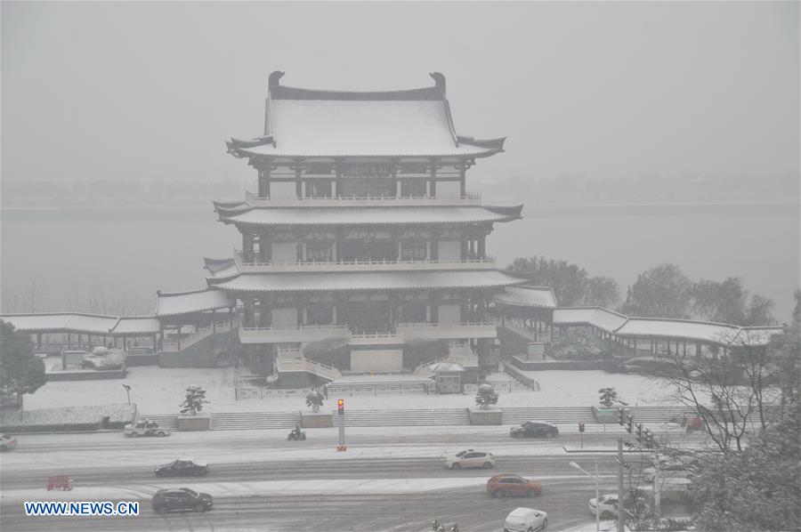 CHINA-HUNAN-CHANGSHA-SNOWFALL (CN)