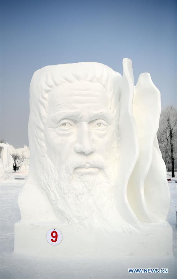 CHINA-HEILONGJIANG-HARBIN-SNOW SCULPTURE (CN)