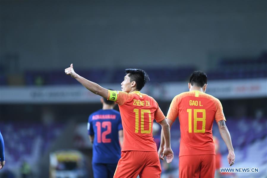 (SP)UAE-AL AIN-SOCCER-AFC ASIAN CUP 2019-CHN VS THA