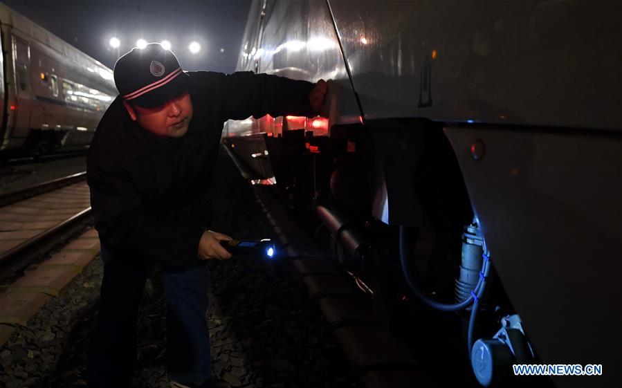 CHINA-CHANGCHUN-BULLET TRAIN-MAINTENANCE (CN)