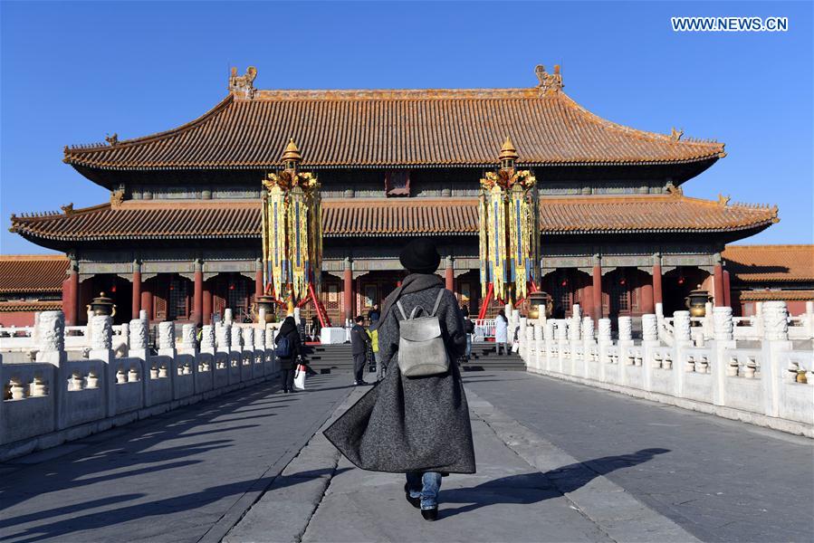 (InPalaceMuseum)CHINA-BEIJING-THE FORBIDDEN CITY-SPRING FESTIVAL CELEBRATION-LANTERNS (CN)