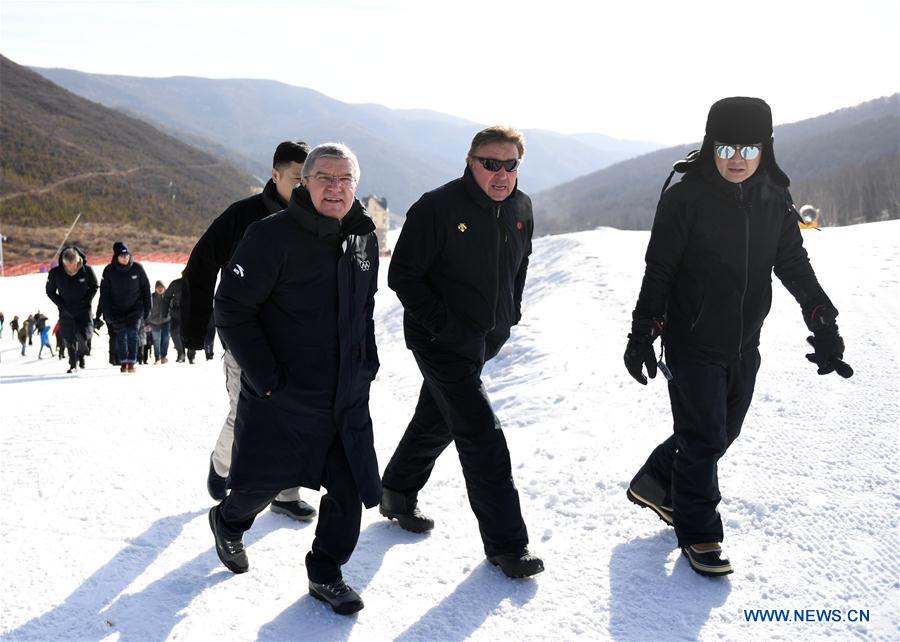 (SP)CHINA-BEIJING OLYMPIC WINTER GAMES-IOC PRESIDENT-VISIT