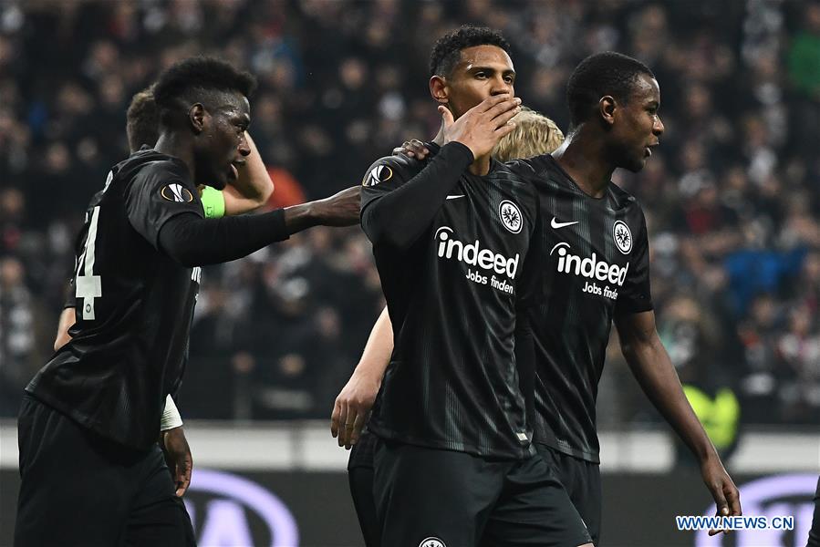 (SP)GERMANY-FRANKFURT-SOCCER-UEFA EUROPA LEAGUE-FRANKFURT VS DONETSK