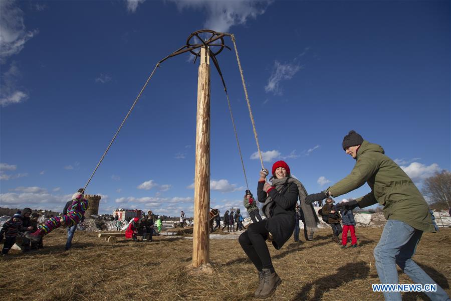 RUSSIA-NIKOLA-LENIVETS-MASLENITSA CELEBRATION