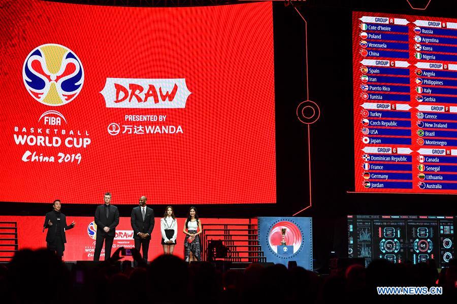 (SP)CHINA-SHENZHEN-BASKETBALL-FIBA WORLD CUP-DRAW