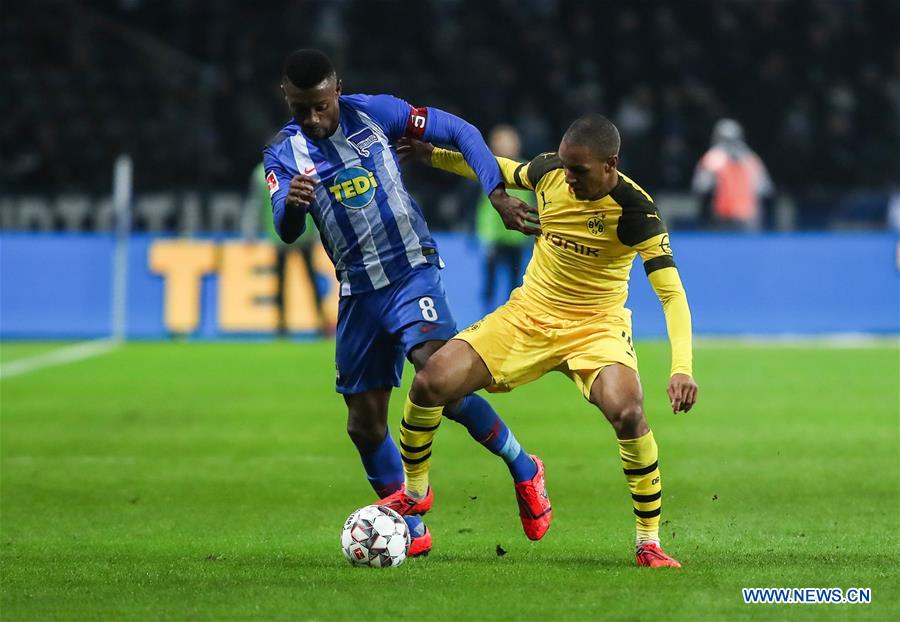 (SP)GERMANY-BERLIN-SOCCER-BUNDESLIGA-HERTHA VS DORTMUND